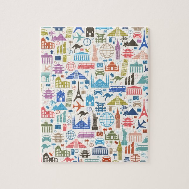 Puzzle viaje en el mundo (Vertical)