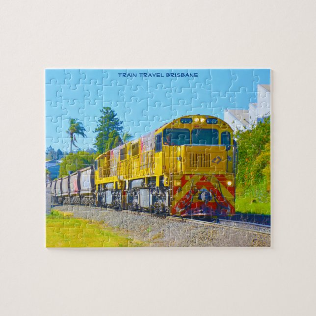 Puzzle Viaje en Tren Brisbane (Horizontal)