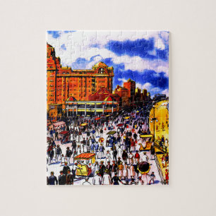 Puzzle Viaje en tren de la Ciudad Atlántica