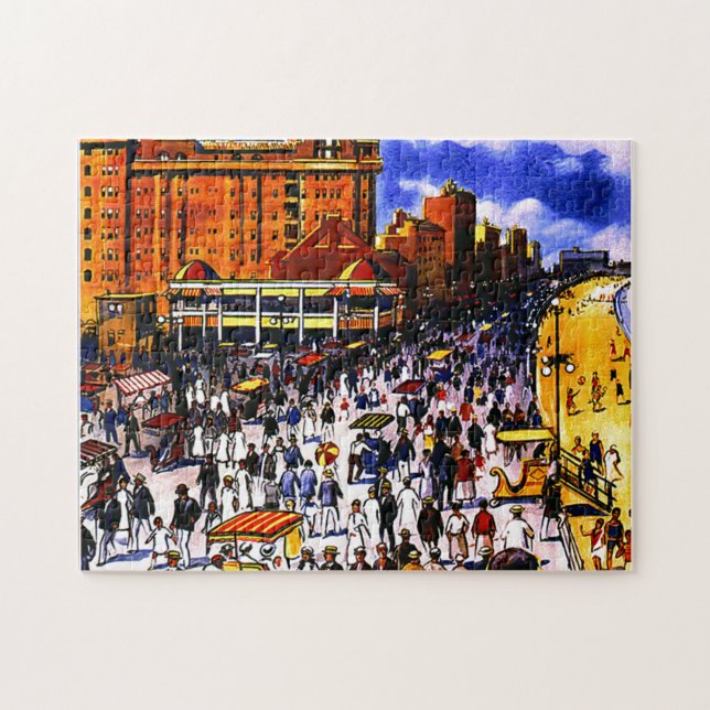 Puzzle Viaje en tren de la Ciudad Atlántica (Horizontal)