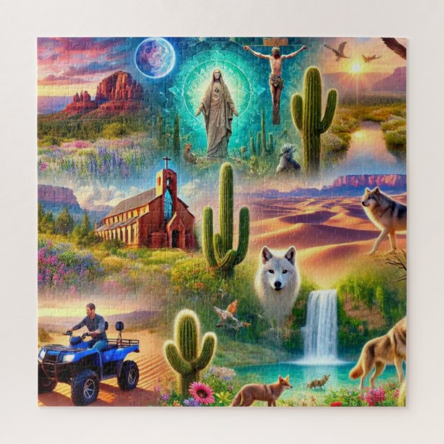 Puzzle Viaje espiritual de Arizona (Vertical)