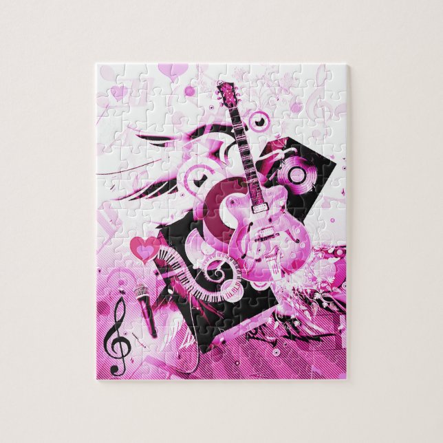 Puzzle Viaje musical, Pink_ (Vertical)