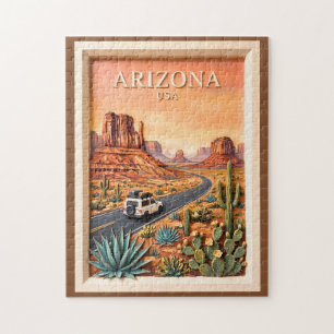 Puzzle Viaje por Arizona Monumento Antiguo Valle del Desi