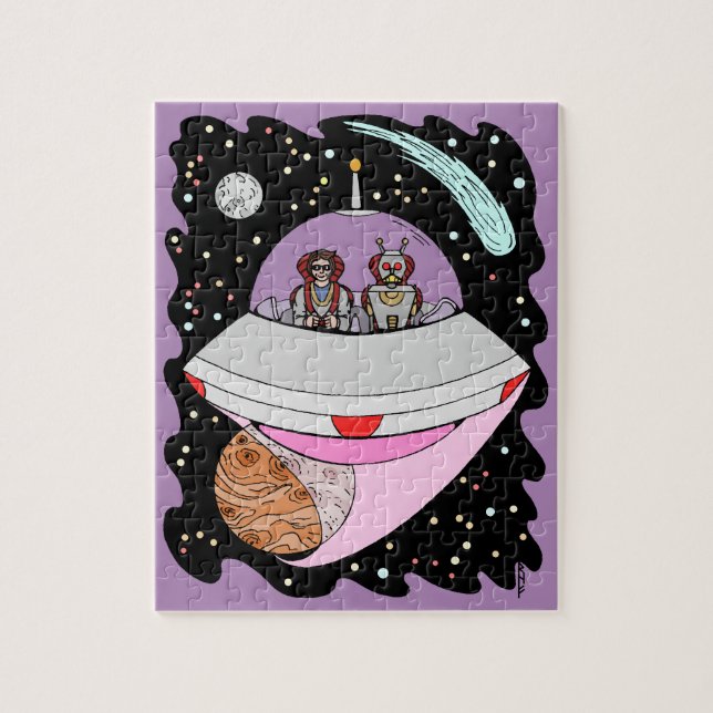 Puzzle Viaje por carretera galáctico 2018 (Vertical)