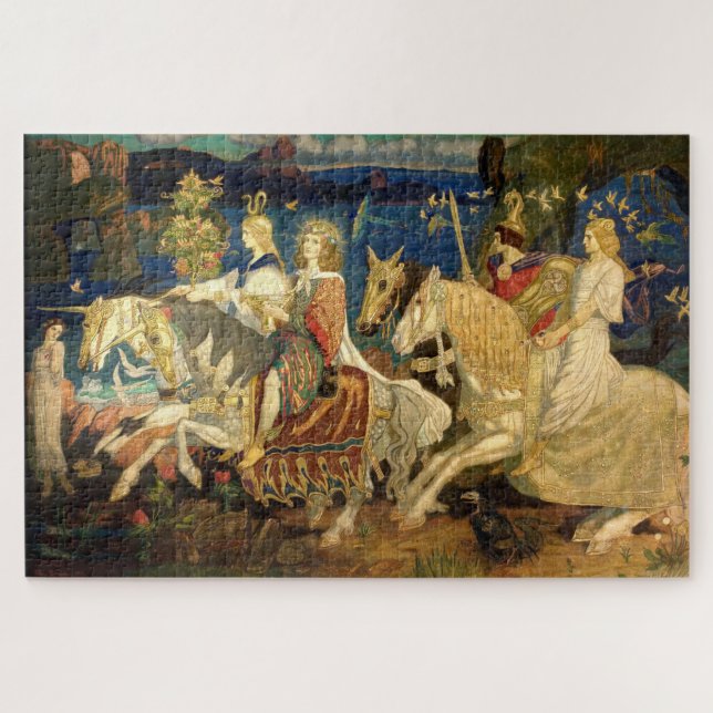 Puzzle Viajeros del resurgimiento celta de Sidhe por Dunc (Horizontal)