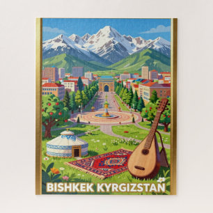 Puzzle Viajes a las montañas kirguisas de Bishkek