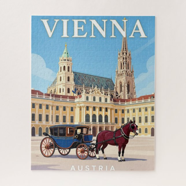 Puzzle Viajes a Viena Austria Monumentos Históricos   (Vertical)