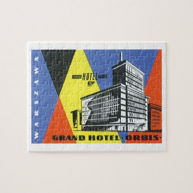 Puzzle Viajes antiguos Europa, Varsovia (Warszawa), Polon (Horizontal)