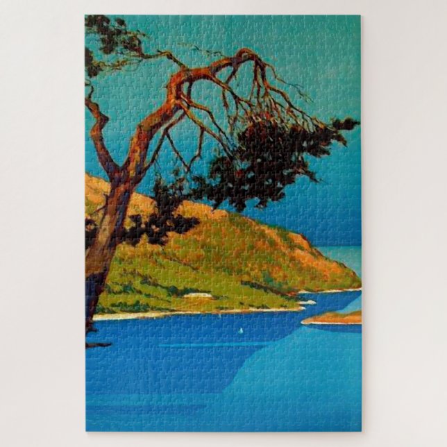 Puzzle Viajes costeros de California (Vertical)