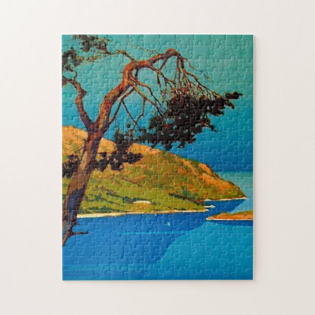 Puzzle Viajes costeros de California (Vertical)