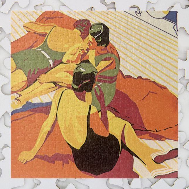 Puzzle Viajes de época, vacaciones en un crucero (Subido por el creador)