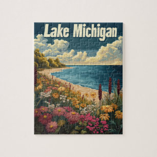 Puzzle Viajes de la época del lago Michigan