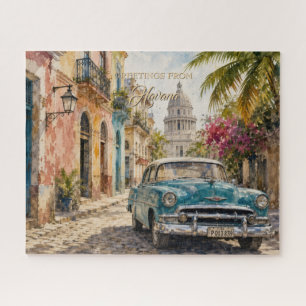 Puzzle Viajes Vintage Cuba - Saludos desde La Habana