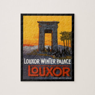 Puzzle Viajes Vintage, Louxor Winter Palace, Egipto Áfric