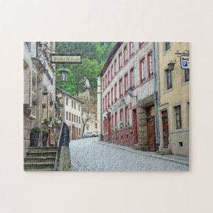 Puzzle Vianden, escena callejera de Luxemburgo
