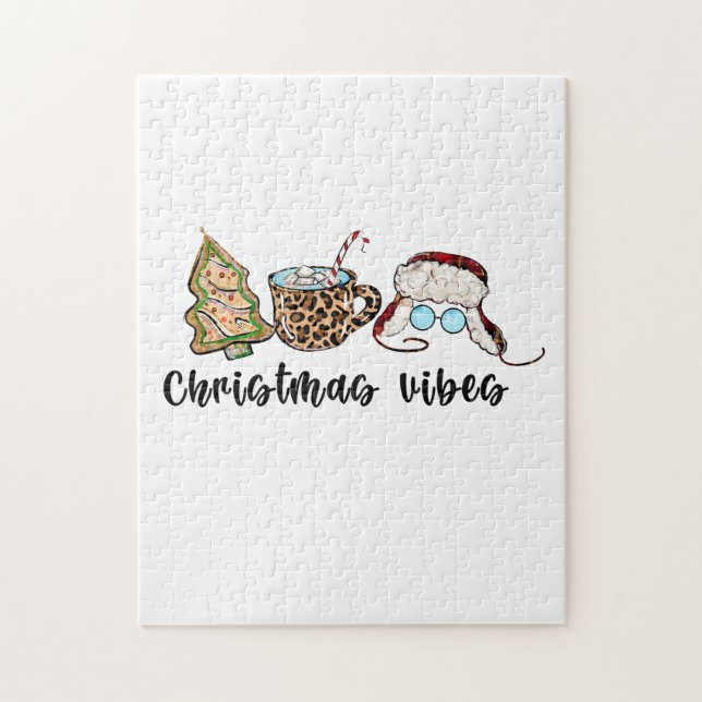 Puzzle Vibes de Navidades de regalo de Navidad (Vertical)