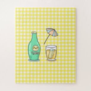 Puzzle Vibes de soda pop de verano - bebida Personalizado
