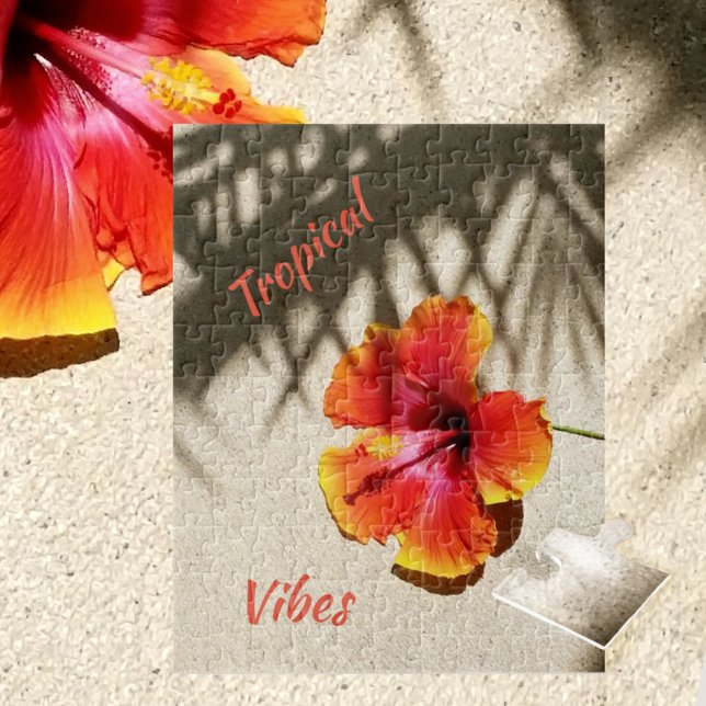Puzzle Vibes tropicales Hibiscus (Subido por el creador)