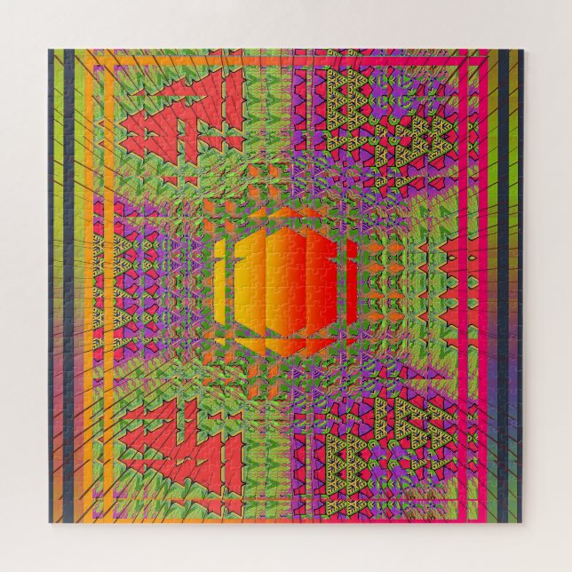 Puzzle Vibración psicodélica (Horizontal)