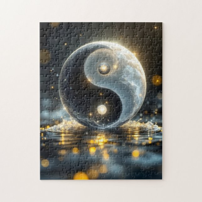Puzzle Vibraciones modernas de Zen Yin y Yang (Vertical)