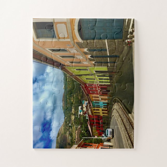 Puzzle Vibrant Streets of Alas | Colorful Ecuador (Vertical)