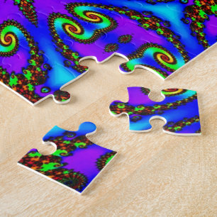 Puzzle Vibrante arte digital-kaleidoskope