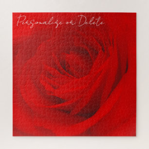 Puzzle Vibrante Rosa Roja Profunda Moda romántica femenin