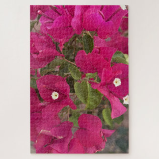 Puzzle Vibrantes Flores de Buganvilla Rosa en Floración e
