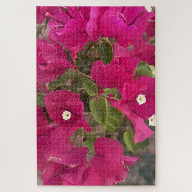 Puzzle Vibrantes Flores de Buganvilla Rosa en Floración e (Vertical)