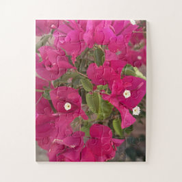 Puzzle Vibrantes Flores de Buganvilla Rosa Floreciendo en