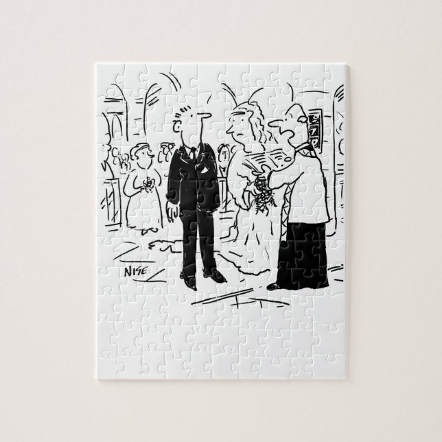 Puzzle Vicar, Boda del Servicio de la Iglesia, dice no a  (Vertical)