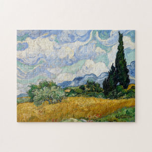 Puzzle Vicente Van Gogh Campo De Trigo Con Cipreses