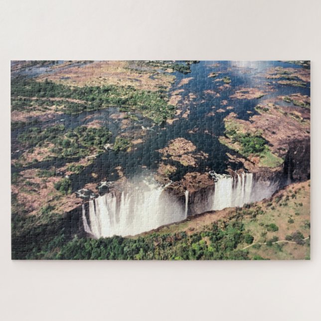 Puzzle victoria fall aerial (Horizontal)