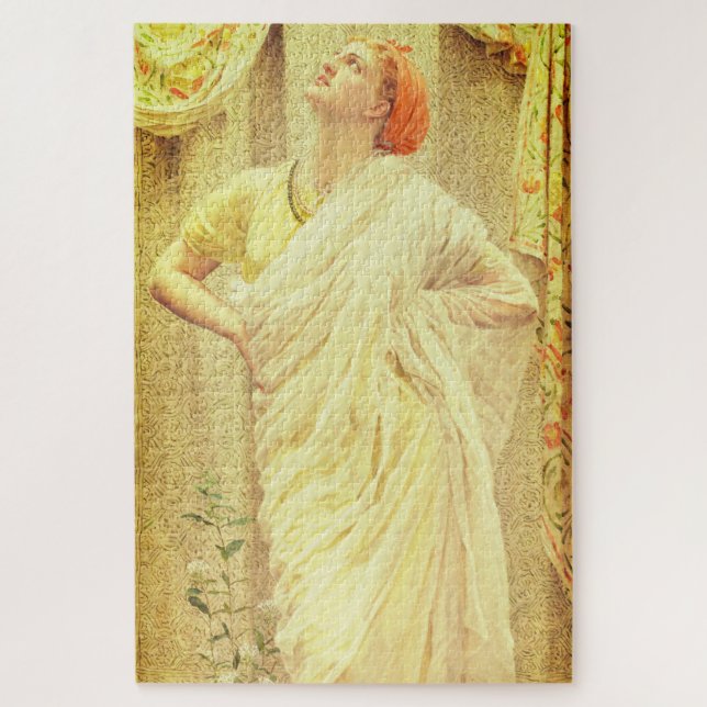 Puzzle Victoriana Albert Moore canarios mujer renacentist (Vertical)