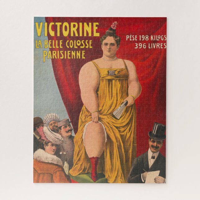 Puzzle Victorine, La bella mujer parisina grande (Vertical)