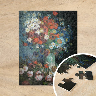 Puzzle Vida con flores de pradera   Vincent Van Gogh