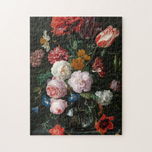 Puzzle Vida con flores   Jan Davidsz de Heem