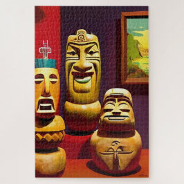 Puzzle Vida cubierta de Tiki, Ken Gage Art