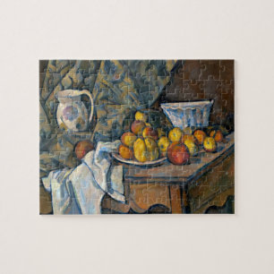 Puzzle Vida de Paul Cezanne el aún con las manzanas y