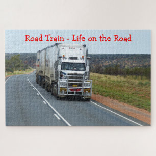 Puzzle Vida de tren de carretera en camión
