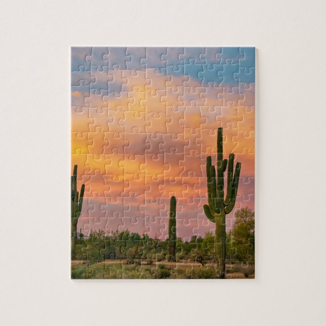 Puzzle Vida del desierto del Saguaro (Vertical)