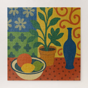 Puzzle Vida modernista con pintura de frutas