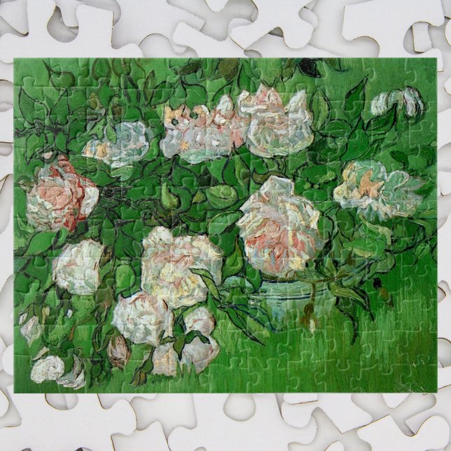 Puzzle Vida muerta: rosas rosas rosas de Vincent van Gogh (Subido por el creador)