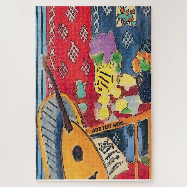 Puzzle Vida roja fija con Lyr (Vertical)
