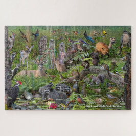 Puzzle Vida silvestre en el patio trasero del oeste