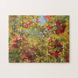 Puzzle Vidrio manchado