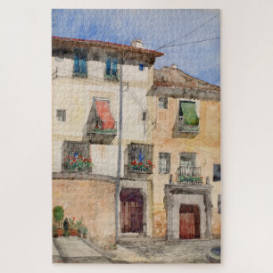 Puzzle Vieja Casa España Viaje de pintura Viaje Familia