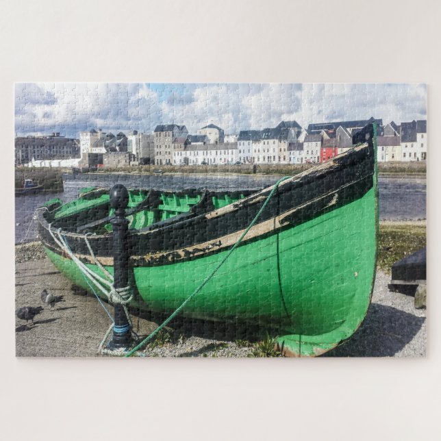 Puzzle Viejo Barco Pesquero Galway Irlanda. (Horizontal)
