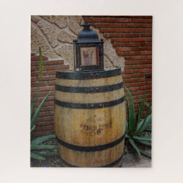 Puzzle Viejo barril de Tequila con linterna