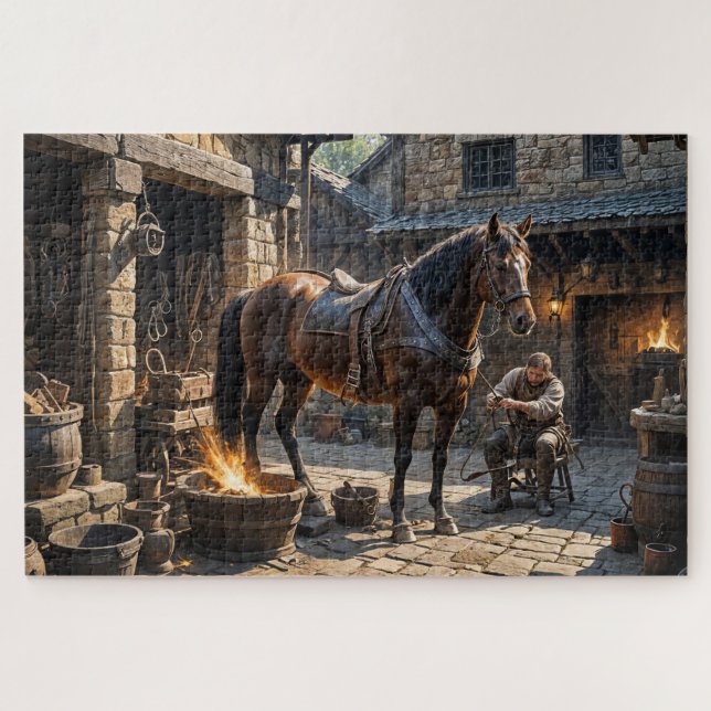 Puzzle Viejo Farrier Time (Horizontal)